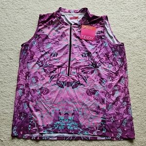 Nwt Terry Womens Breakaway Mesh Sleeveless Cycling Jersey Plus 1X